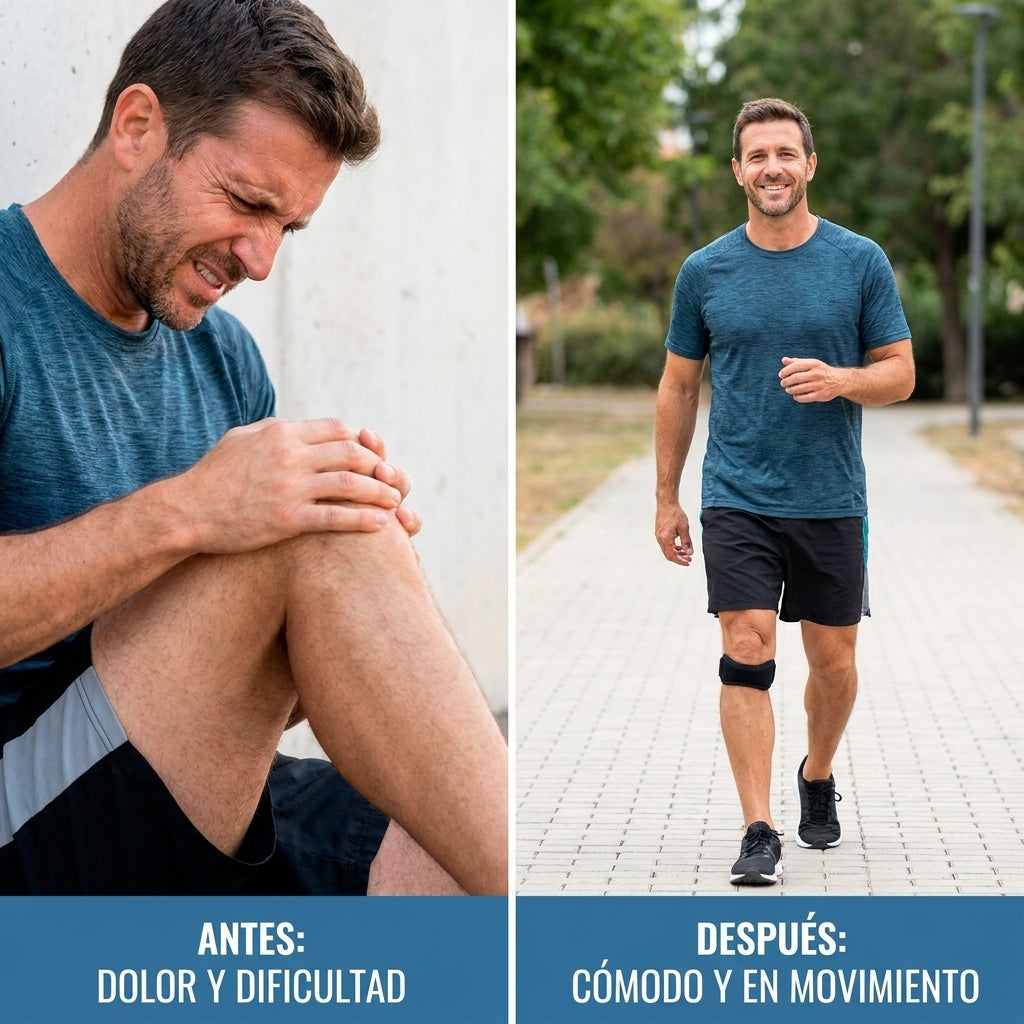 PACK: ROTULA PRO SPORTS® X2 + PARCHES ALIVIO RODILLA