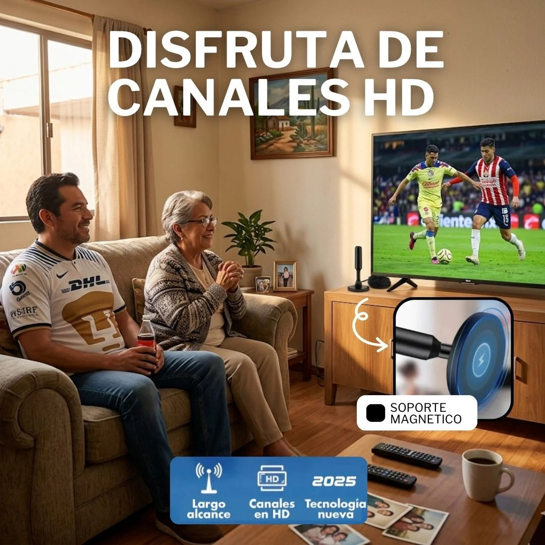 ANTENA SEÑAL LIBRE HD® - CANALES SIN SUSCRIPCIÓN EN MÉXICO