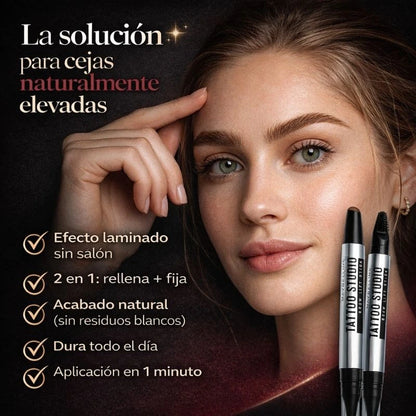 Cejas pobladas en Casa – Maybelline Tattoo Studio Brow Lift®