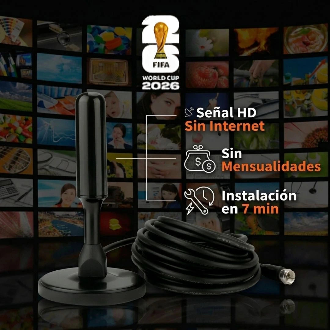 ANTENA SEÑAL LIBRE HD® - CANALES SIN SUSCRIPCIÓN EN MÉXICO