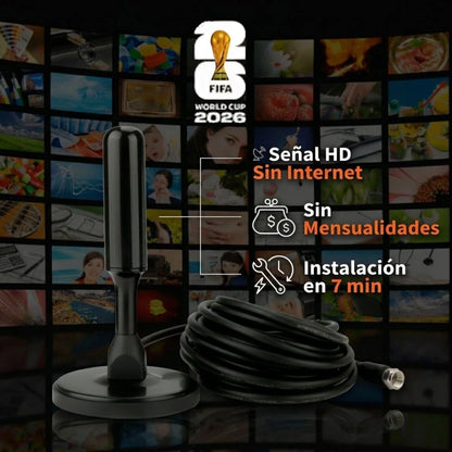 ANTENA SEÑAL LIBRE HD® - CANALES SIN SUSCRIPCIÓN EN MÉXICO