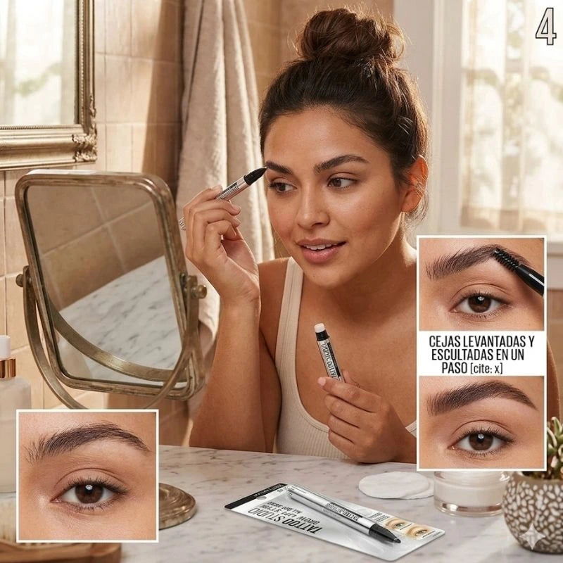 Cejas pobladas en Casa – Maybelline Tattoo Studio Brow Lift®