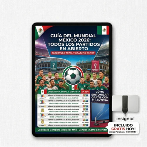 BONO 1: Guía del Mundial México 2026