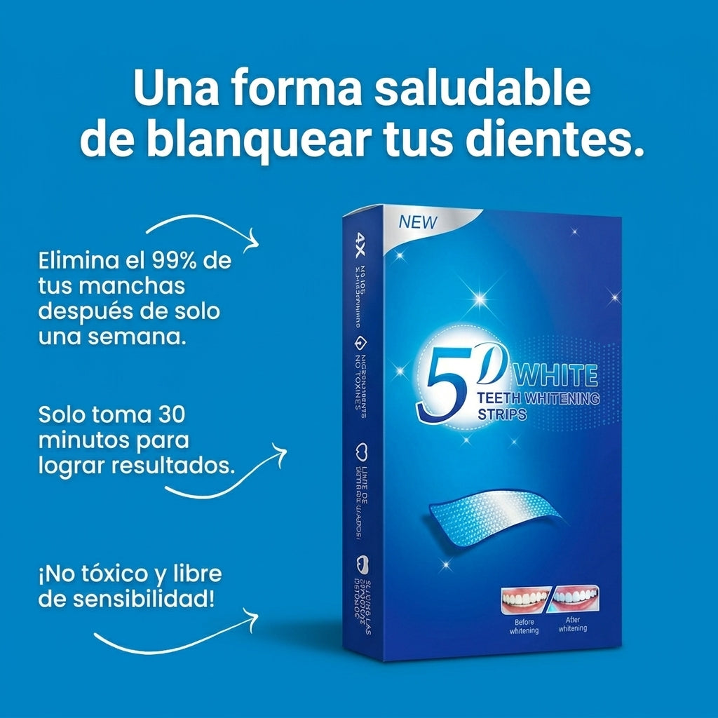Tiras dentales - 5D White®️
