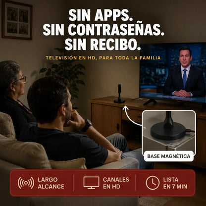 ANTENA SEÑAL LIBRE HD® - CANALES SIN SUSCRIPCIÓN EN MÉXICO