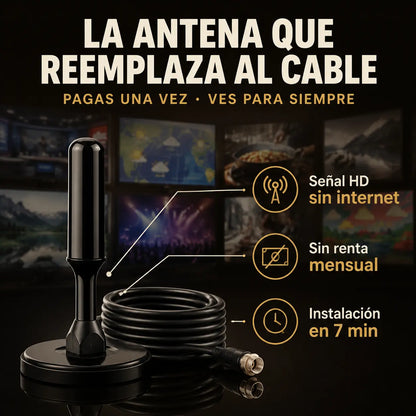 ANTENA SEÑAL LIBRE HD® - CANALES SIN SUSCRIPCIÓN EN MÉXICO
