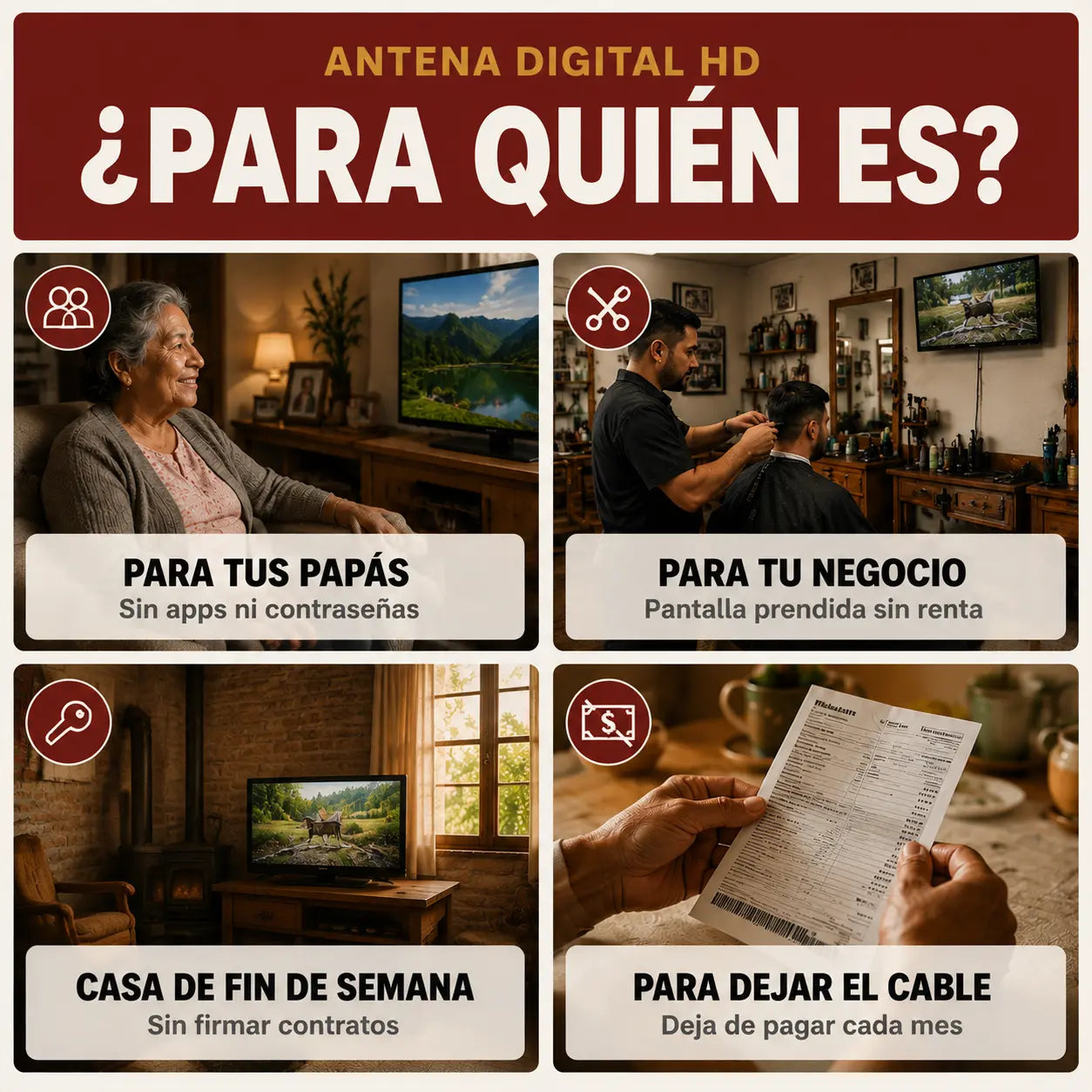 ANTENA SEÑAL LIBRE HD® - CANALES SIN SUSCRIPCIÓN EN MÉXICO