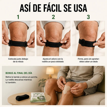 PACK: ROTULA PRO SPORTS® X2 + PARCHES ALIVIO RODILLA