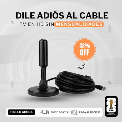 ANTENA SEÑAL LIBRE HD® - CANALES SIN SUSCRIPCIÓN EN MÉXICO
